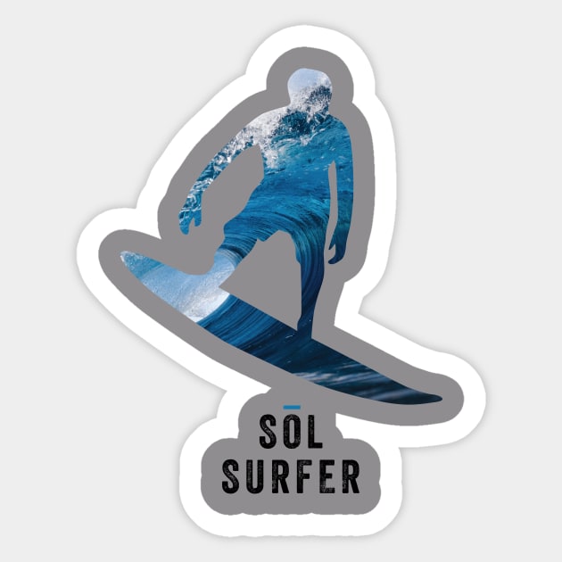 Sol Surfer 2 Sticker by WheelsMade